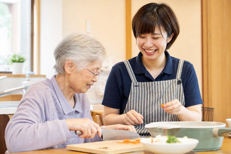 グループホームで働く介護職